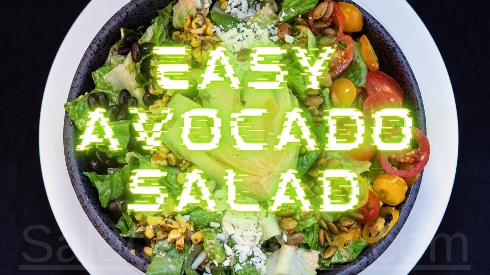 Easy Avocado Salad #easyavocadosalad #saladspiration #saladinspiration