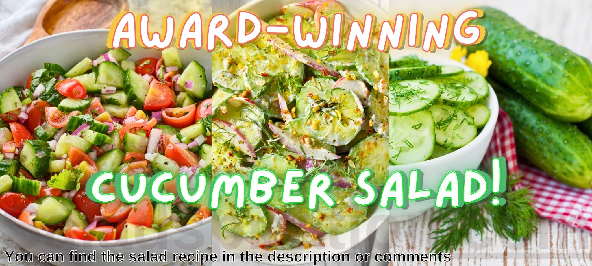 Award-Winning Cucumber Salad #awardwinningcucumbersalad #saladspiration #saladinspiration