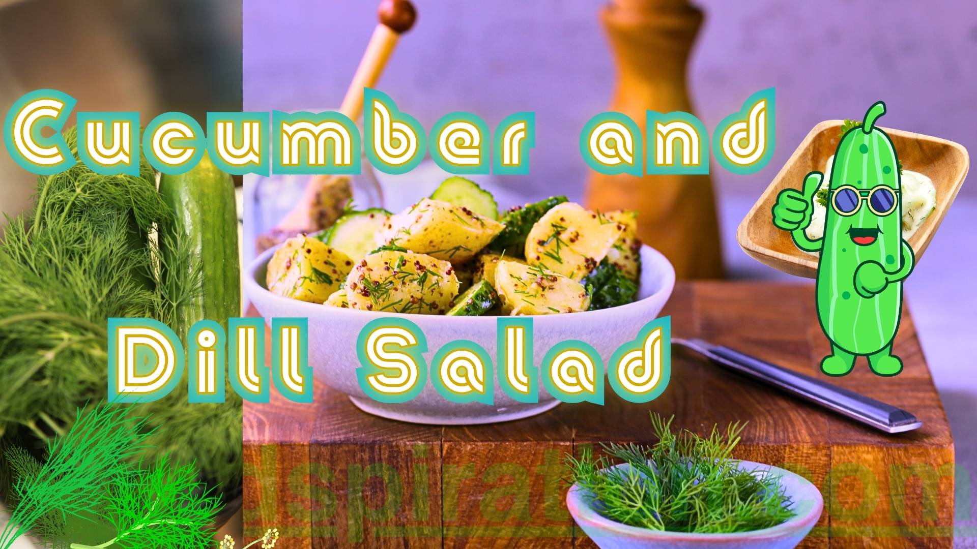 Cucumber and Dill Salad #cucumberanddillsalad #cucumber #saladspiration