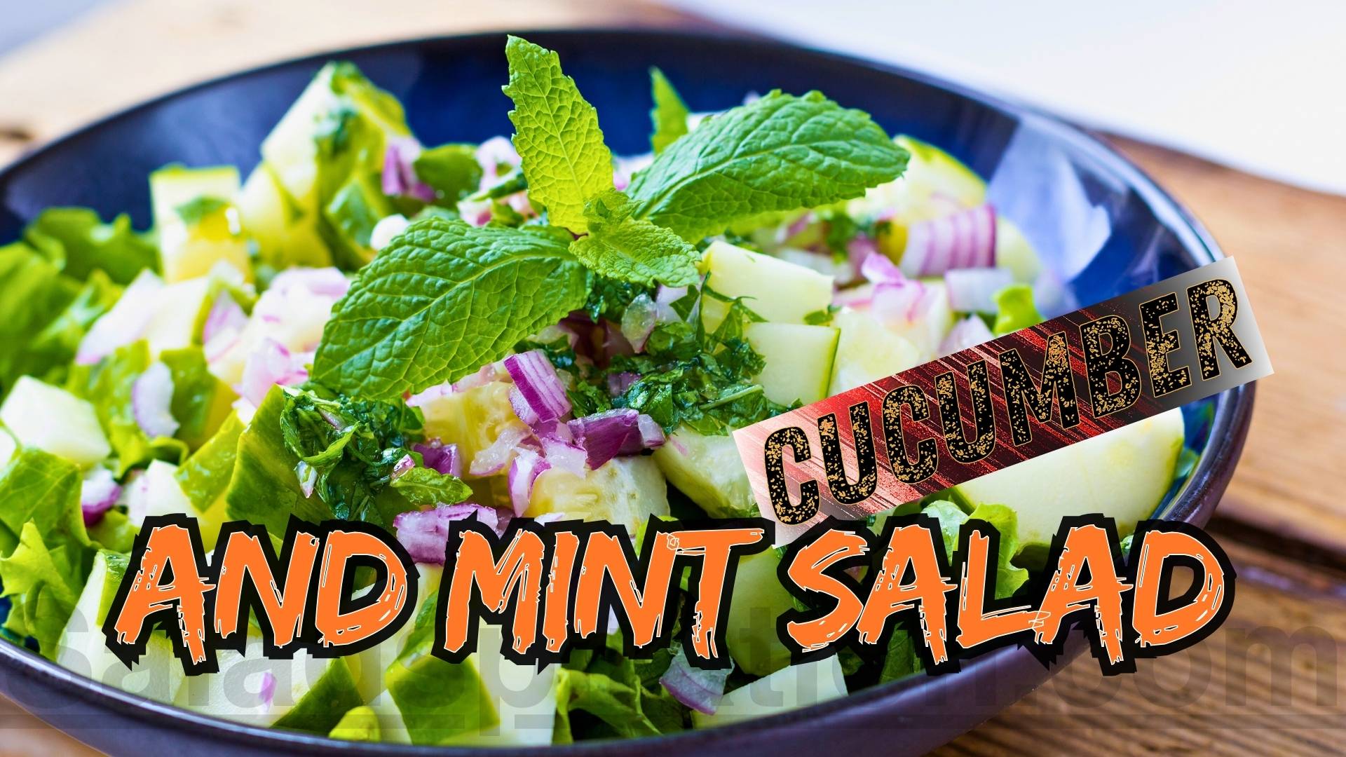 Cucumber and Mint Salad #cucumberandmintsalad #cucumber #saladspiration