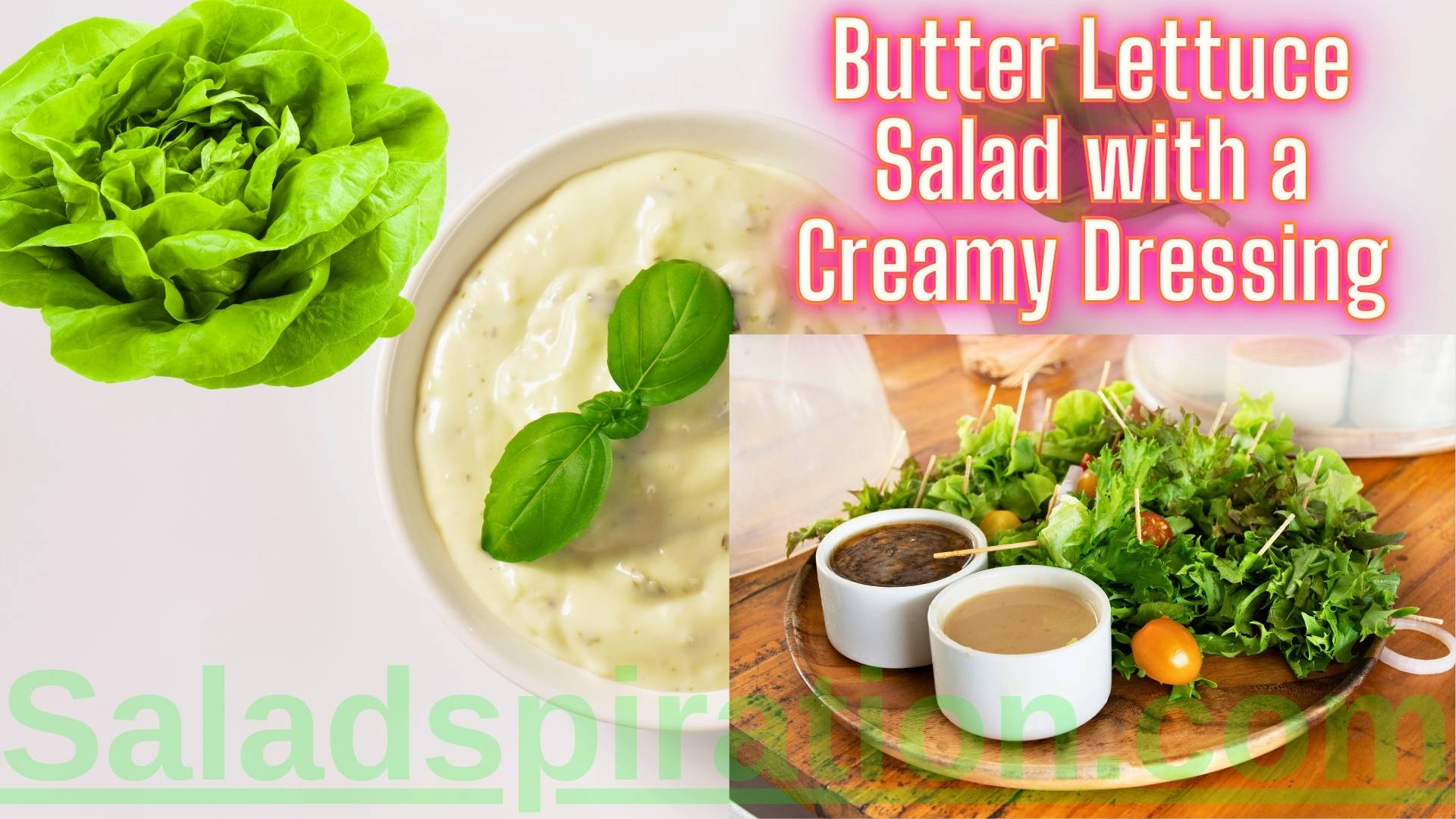 Butter Lettuce Salad with a Creamy Dressing: An Ode to Tenderness and Flavor #lettuce #saladspiration