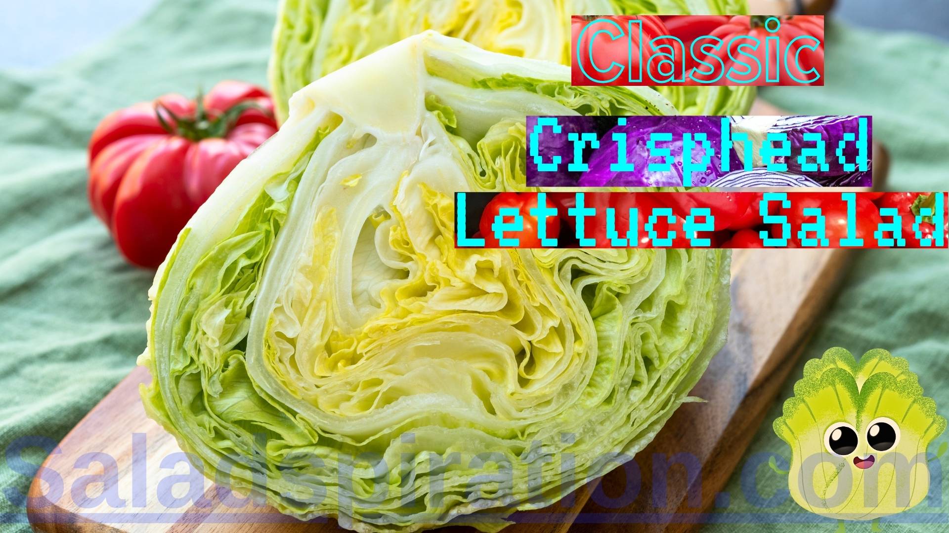 Classic Crisphead Lettuce Salad: A Celebration of Simplicity #classiccrispheadlettucesalad #lettuce #saladspiration